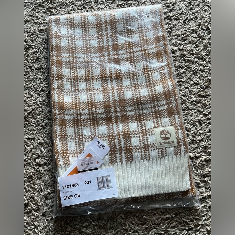 NEW Timberland - Buffalo Plaid Scarf